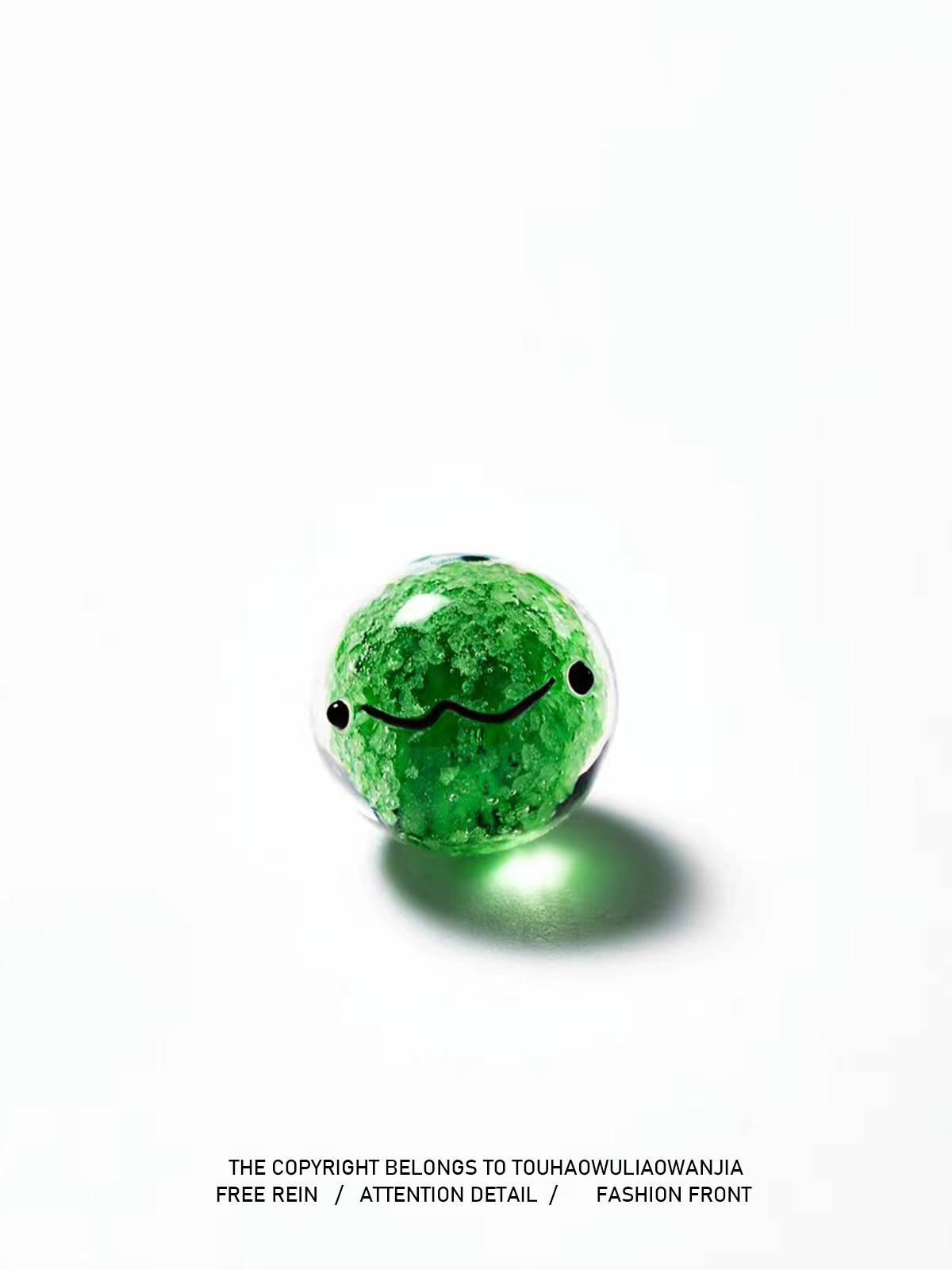 Aquarium Fish Japan - 1CM Glowing Marimo Glass Ball Transparent