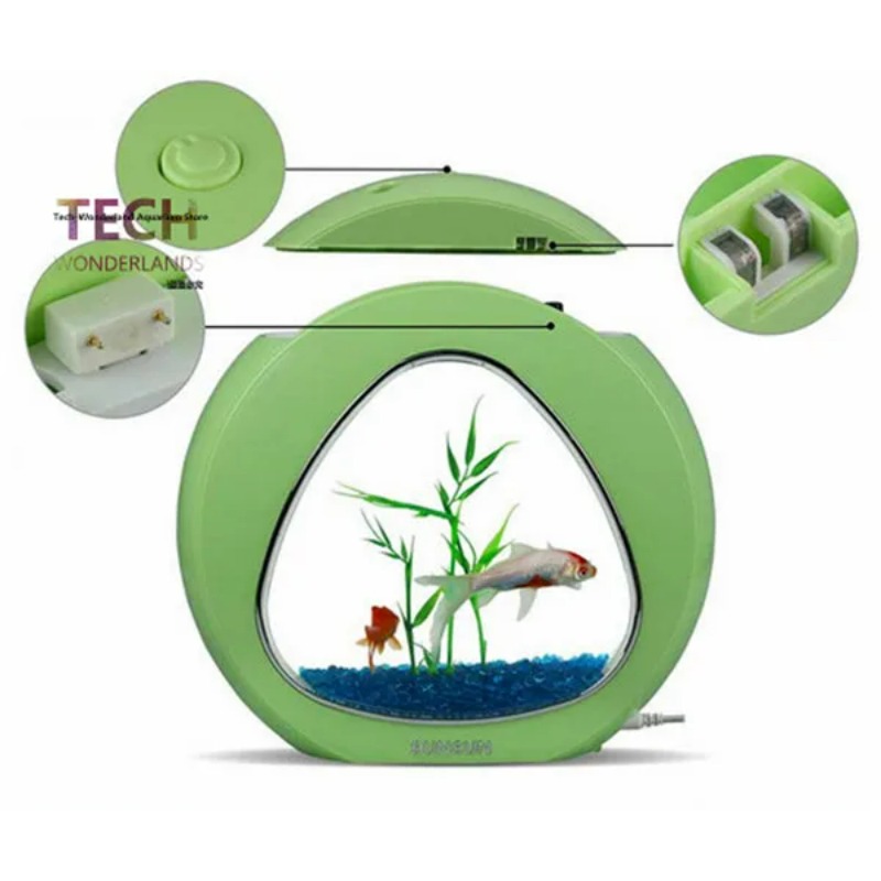 SUNSUN acrylic hồ cá sinh thái - đánh giá và giá Aquarium Fish Big Size