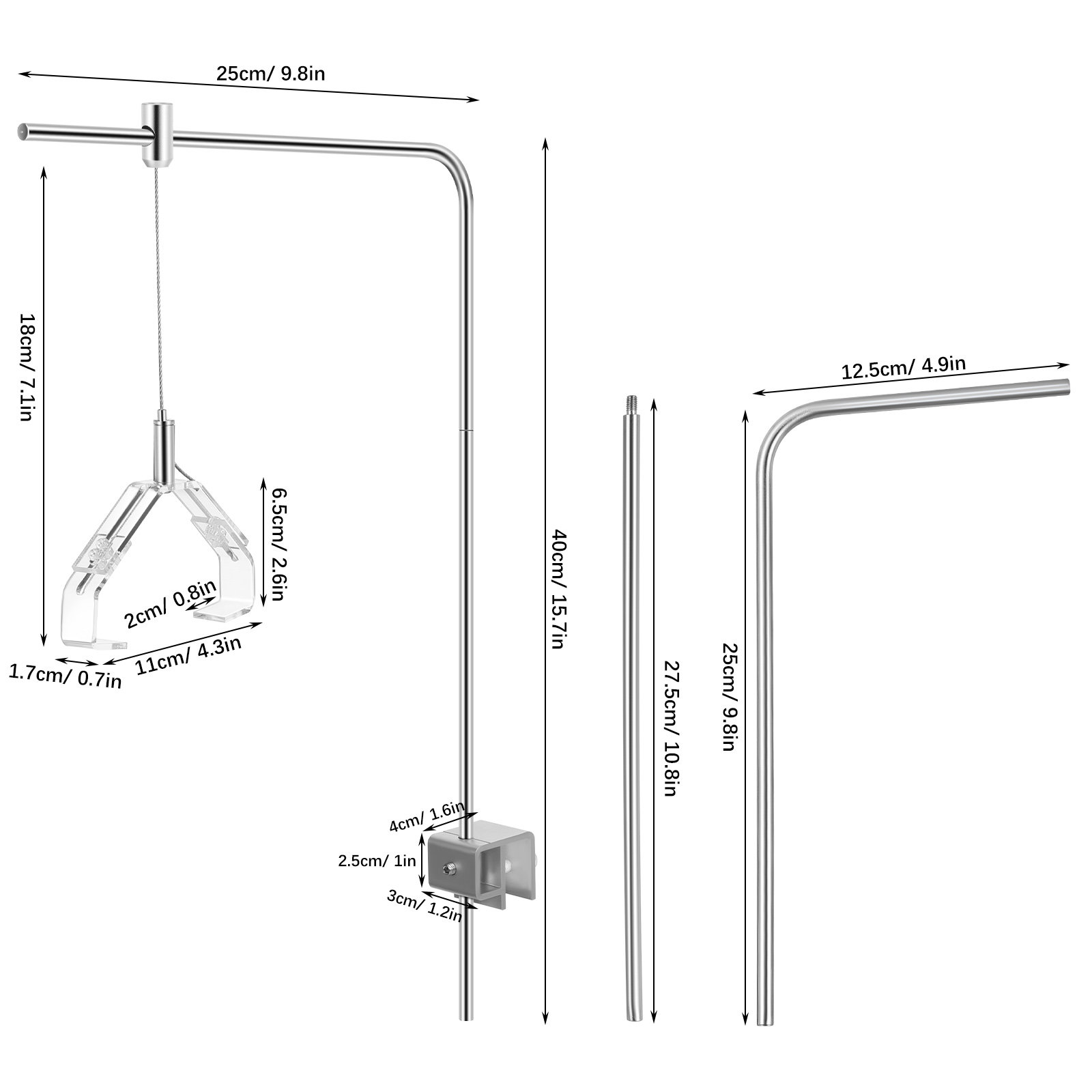 2Pcs Aquarium Lamp Holder Supp - đánh giá và giá Aquarium Fish Photography