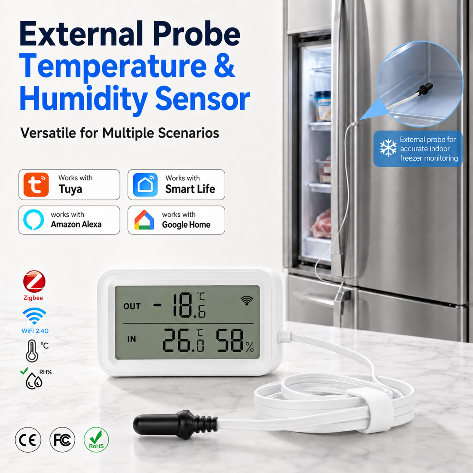 External Waterproof Probe Temp - đánh giá và giá Aquarium Thermometer