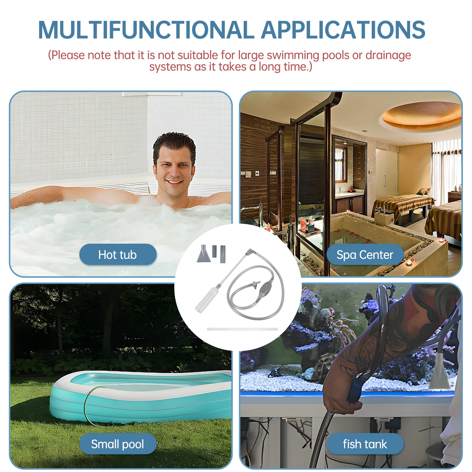 Hot Tub Vacuum Cleaner 10ft Sw - đánh giá và giá Aquarium Fish Maintenance