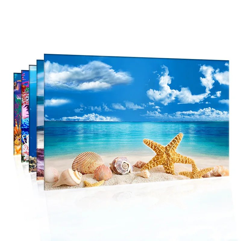 Nền Cho Bể Cá 3d Dán Poster Cá - đánh giá và giá Aquarium Fish Wallpaper