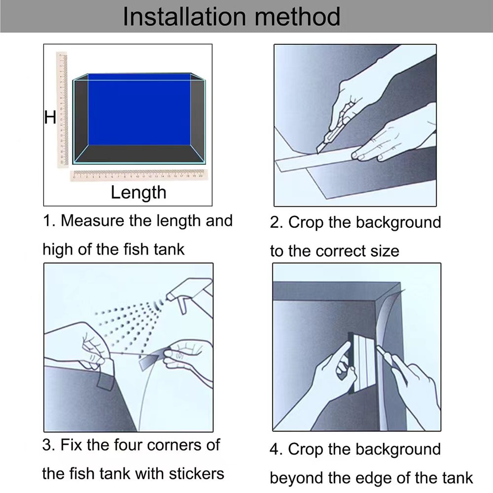 Nền Cho Bể Cá 3d Dán Poster Cá - đánh giá và giá Aquarium Fish Wallpaper