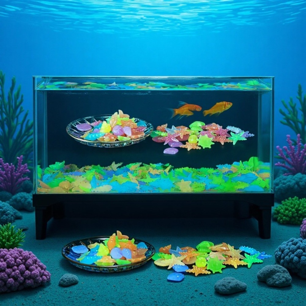 Glowing Luminous Ocean Stones  - đánh giá và giá Aquarium Fish Photography