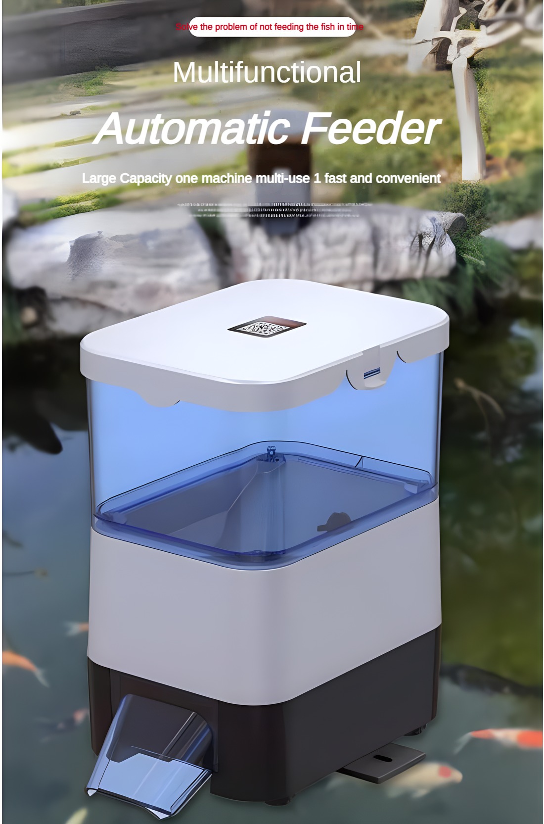 EVNICE Solar Automatic Fish Fe - đánh giá và giá Aquarium Fish Big