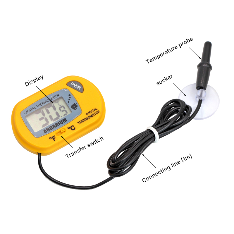 Fish Tank Thermometer LCD Digi - đánh giá và giá Aquarium Thermometer