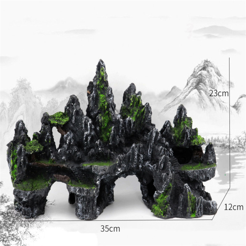 1 Chiếc Siêu Size Lớn Rockery  - đánh giá và giá Aquarium Fish Big