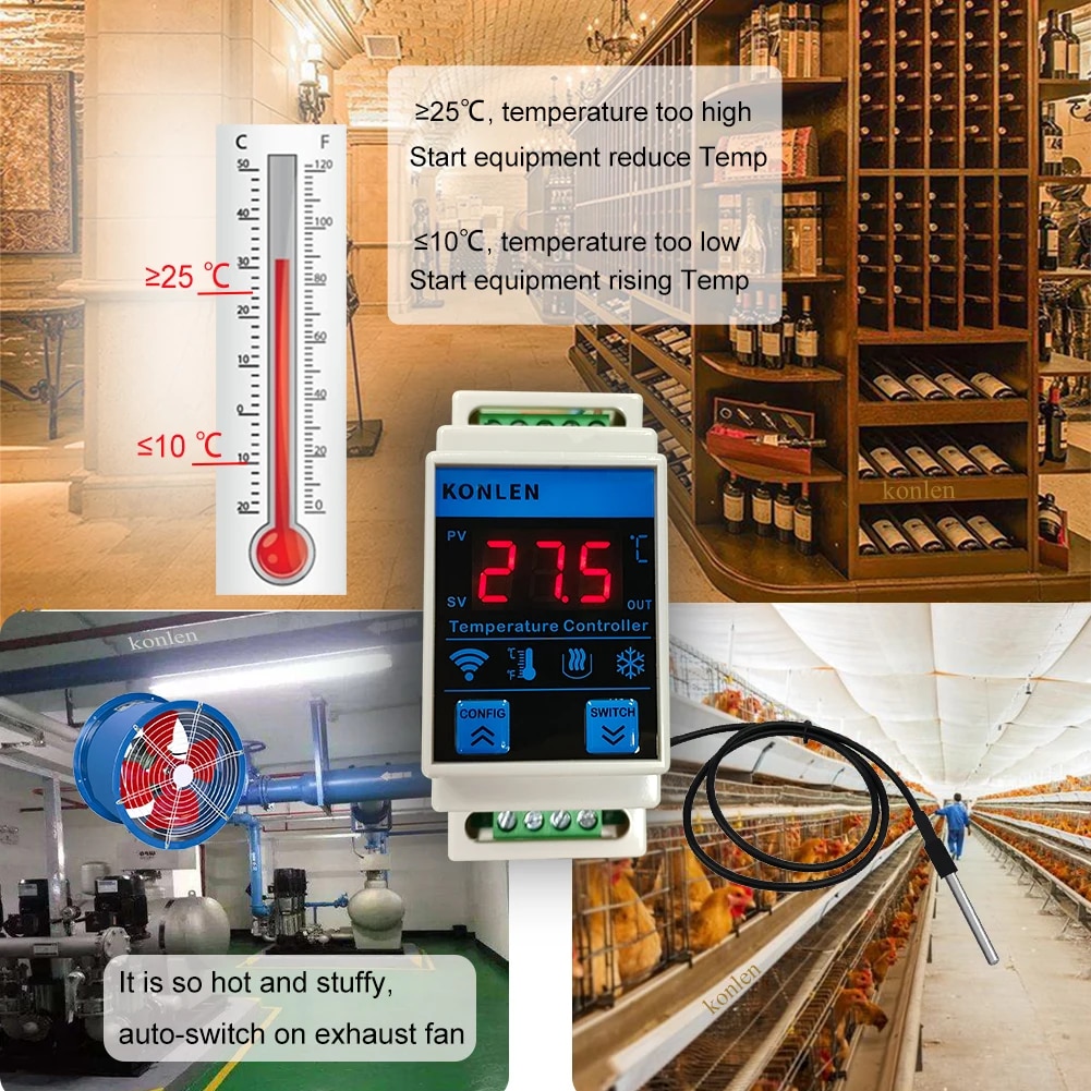 Tuya WIFI Temperature Sensor T - đánh giá và giá Aquarium Thermometer