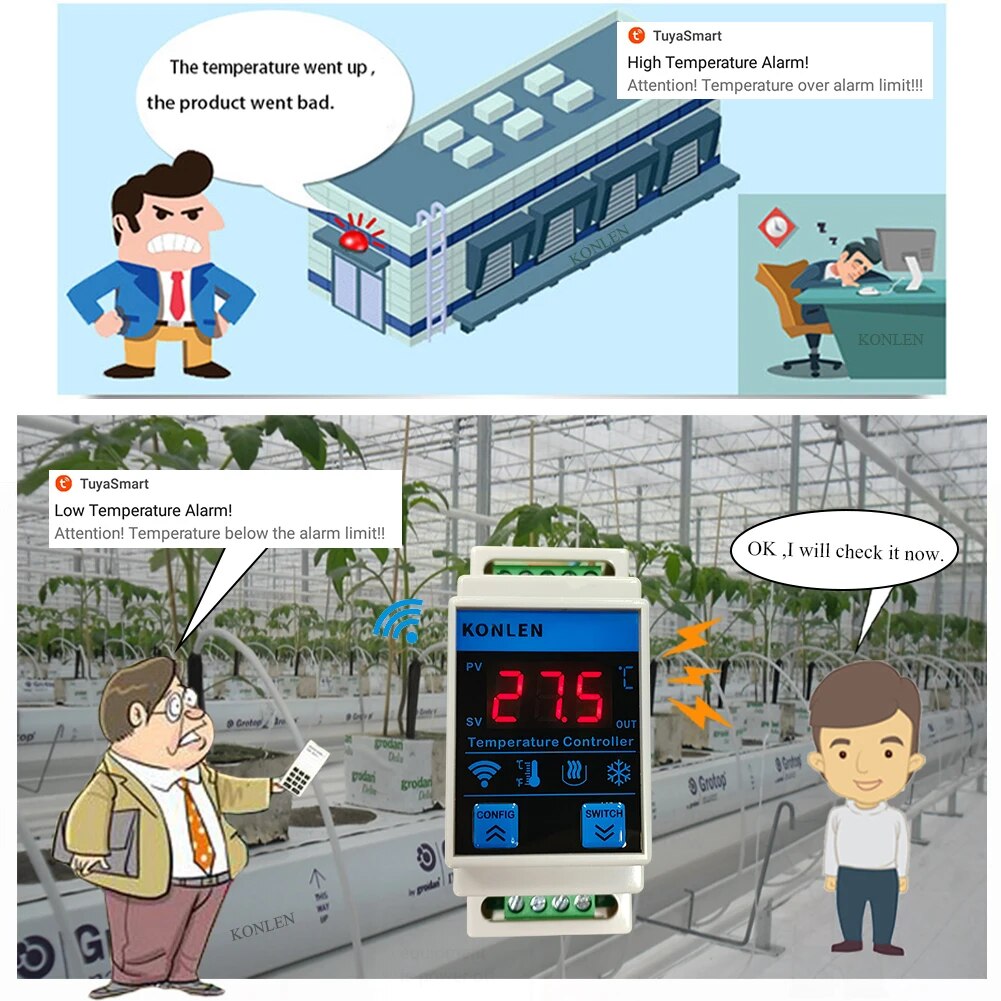 Tuya WIFI Temperature Sensor T - đánh giá và giá Aquarium Thermometer