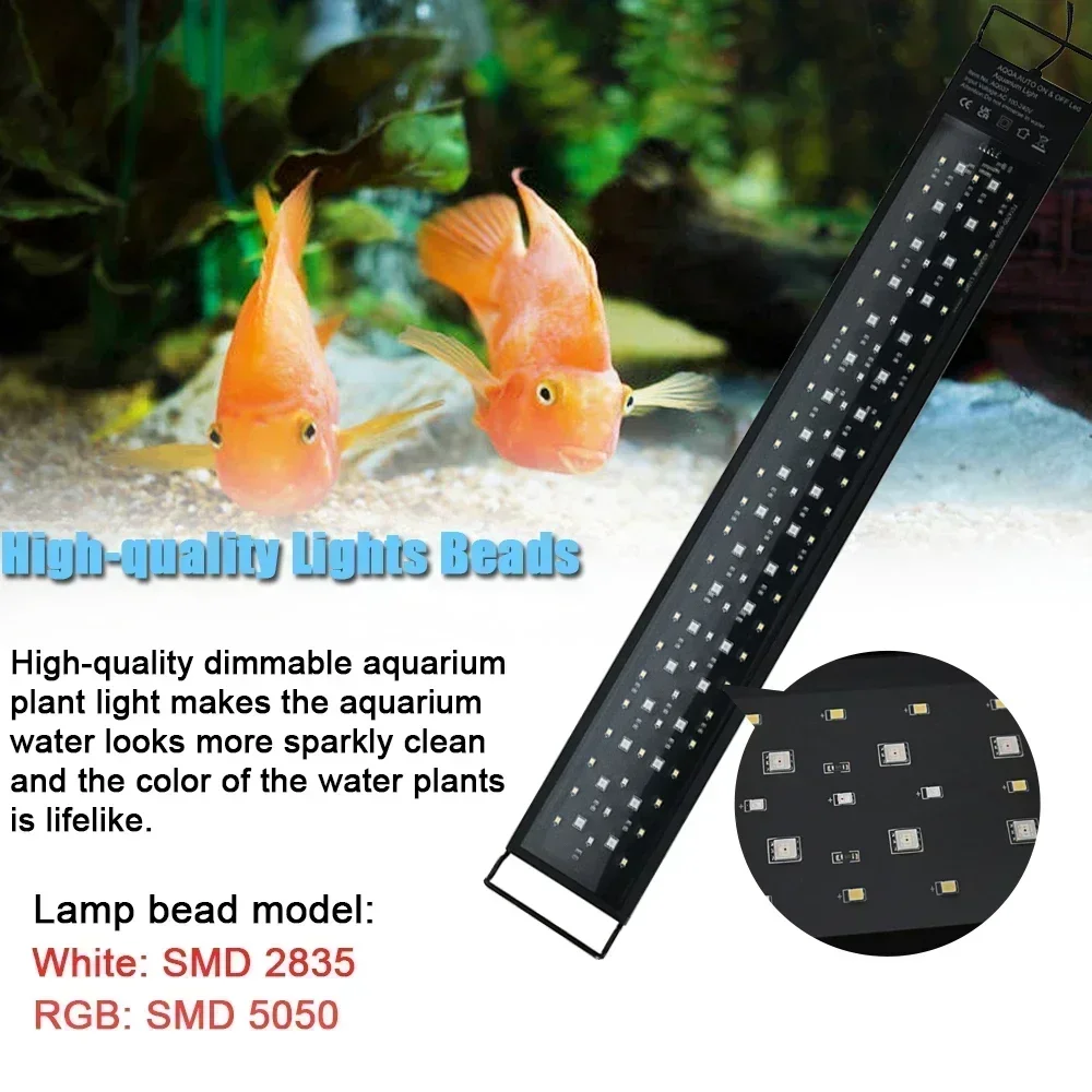IP68 Waterproof Aquarium LED L - đánh giá và giá Aquarium Fish Photography
