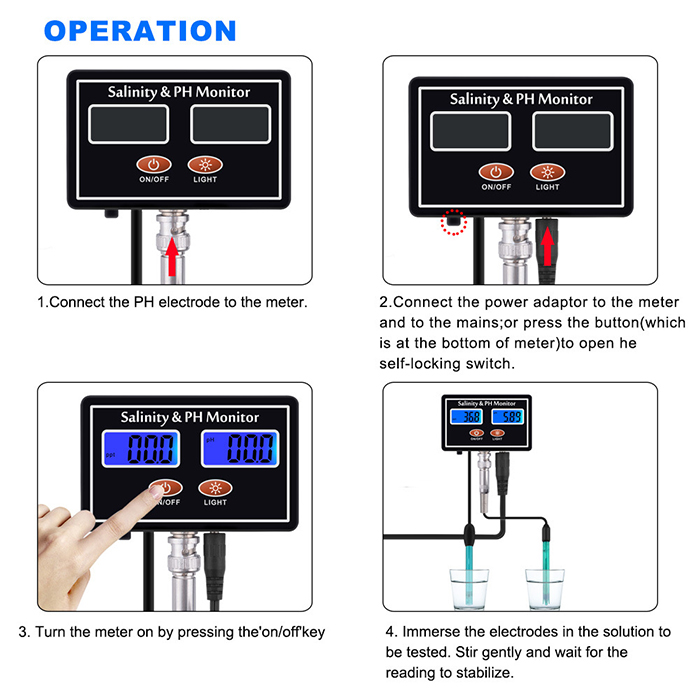 Online PH & Salinity Monitor 2 - đánh giá và giá Aquarium Fish In Online