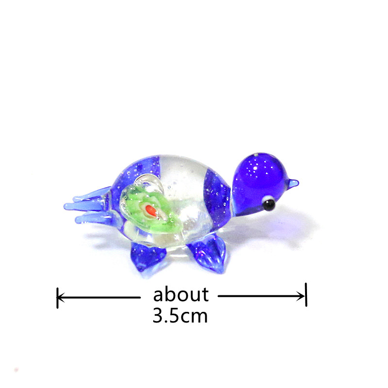 1pc Mini Glass Turtle Figurine - đánh giá và giá Aquarium Fish Japan