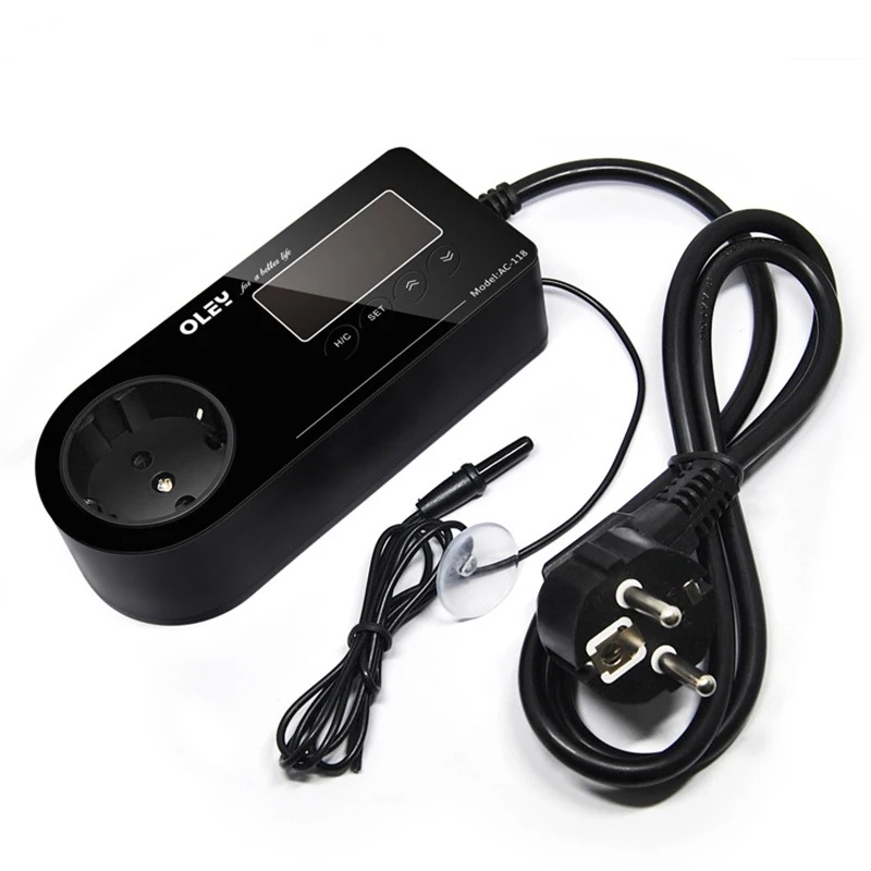 EU Plug Digital Temperature Co - đánh giá và giá Aquarium Thermometer