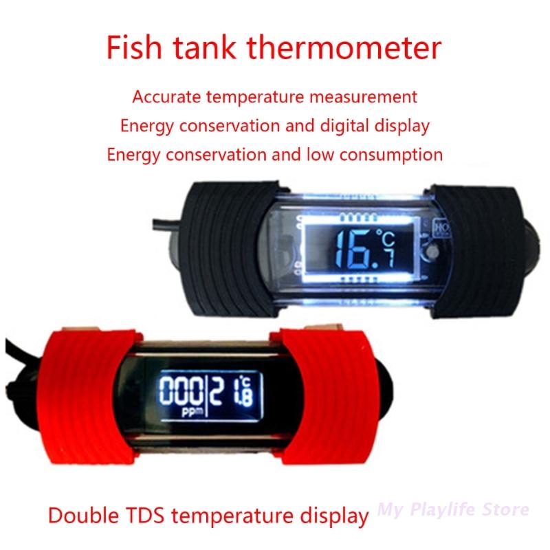 Hồ Cá Nhiệt Kế Kỹ Thuật Số Chì - đánh giá và giá Aquarium Thermometer