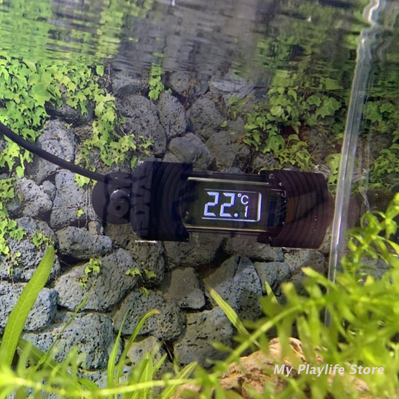 Hồ Cá Nhiệt Kế Kỹ Thuật Số Chì - đánh giá và giá Aquarium Thermometer