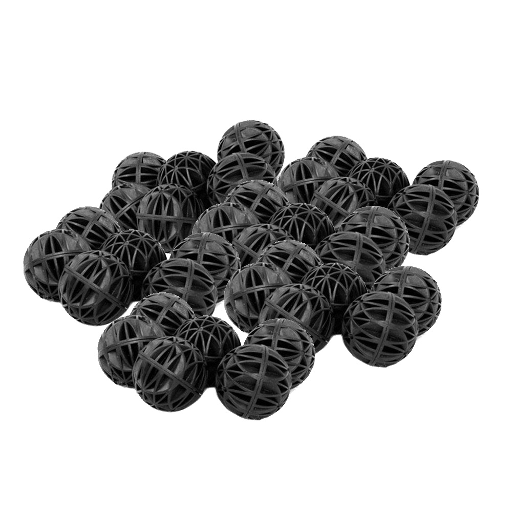 100pcs 18mm Biological Bio Bal - đánh giá và giá Aquarium Fish Black