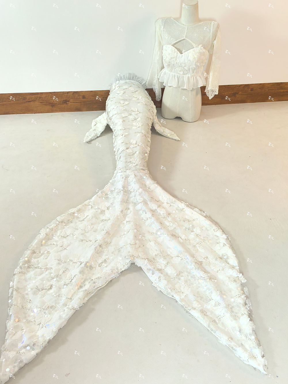 New Sequined Mermaid Big Tail  - đánh giá và giá Aquarium Fish Big