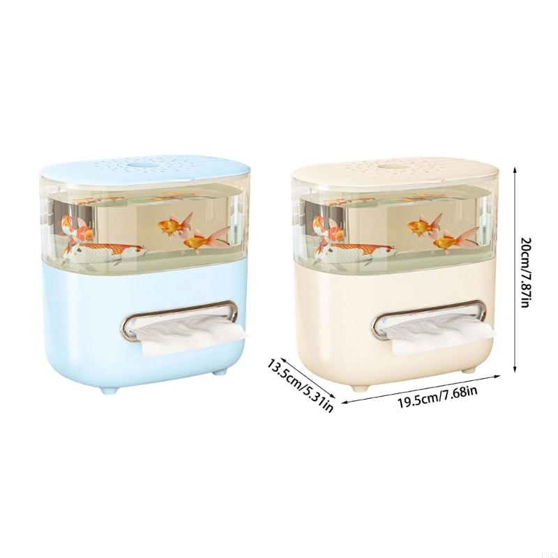 Thiết kế hộp khăn giấy bể cá 2 - đánh giá và giá Aquarium Fish Japan