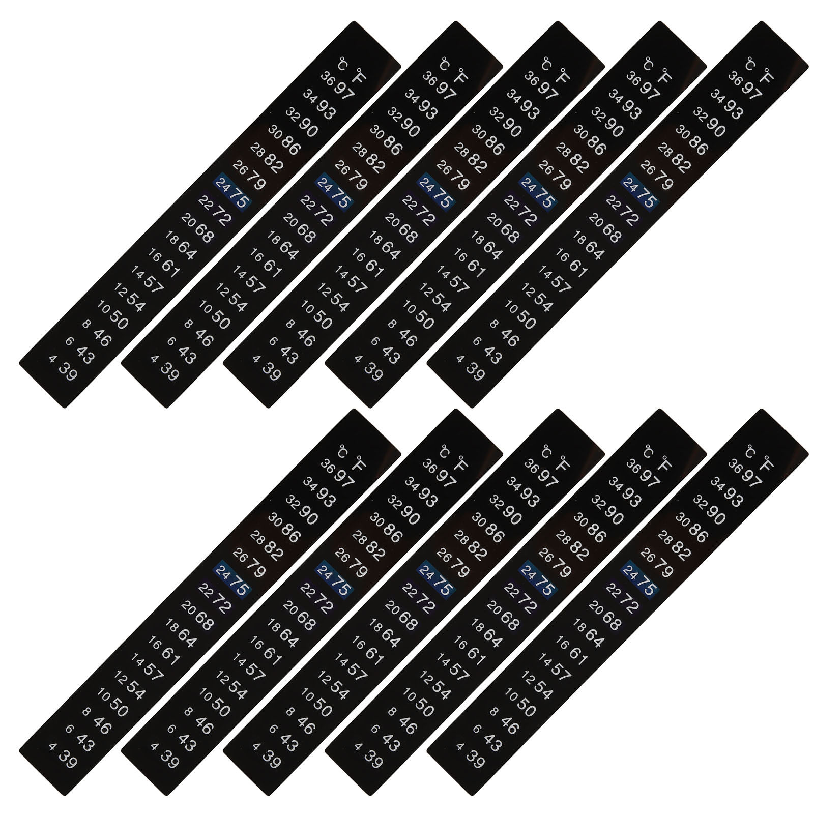 10Pcs Adhesive Fermentation Th - đánh giá và giá Aquarium Thermometer