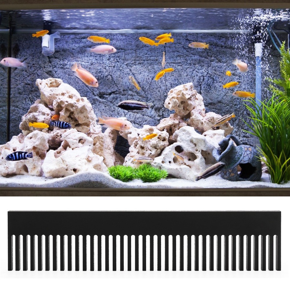 Acrylic Acrylic Flow Weir Comb - đánh giá và giá Aquarium Fish Black